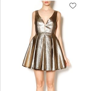 Beautiful Red Flare Mini Dress